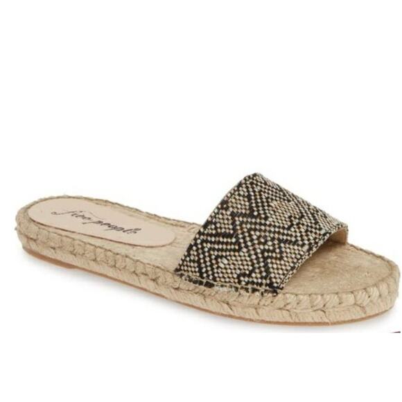 Free People Beach Front Slide Espadrille size 38 - Picture 2 of 7